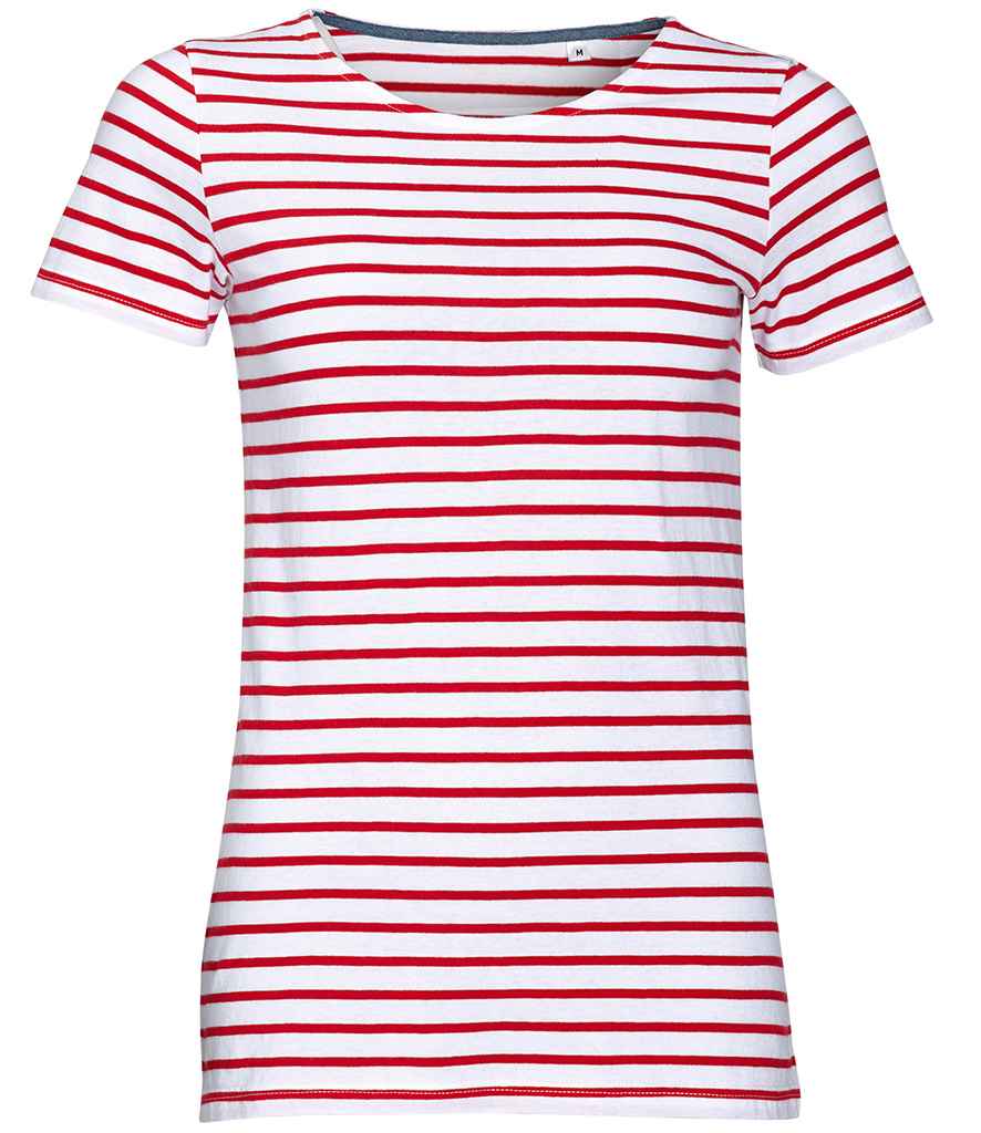 SOLS Ladies Miles Striped T