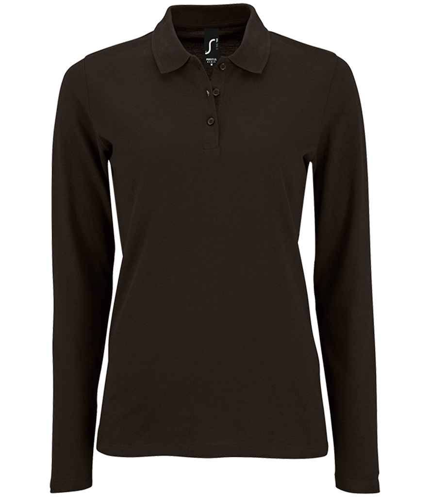 SOLS Lds Perfect L/S Polo