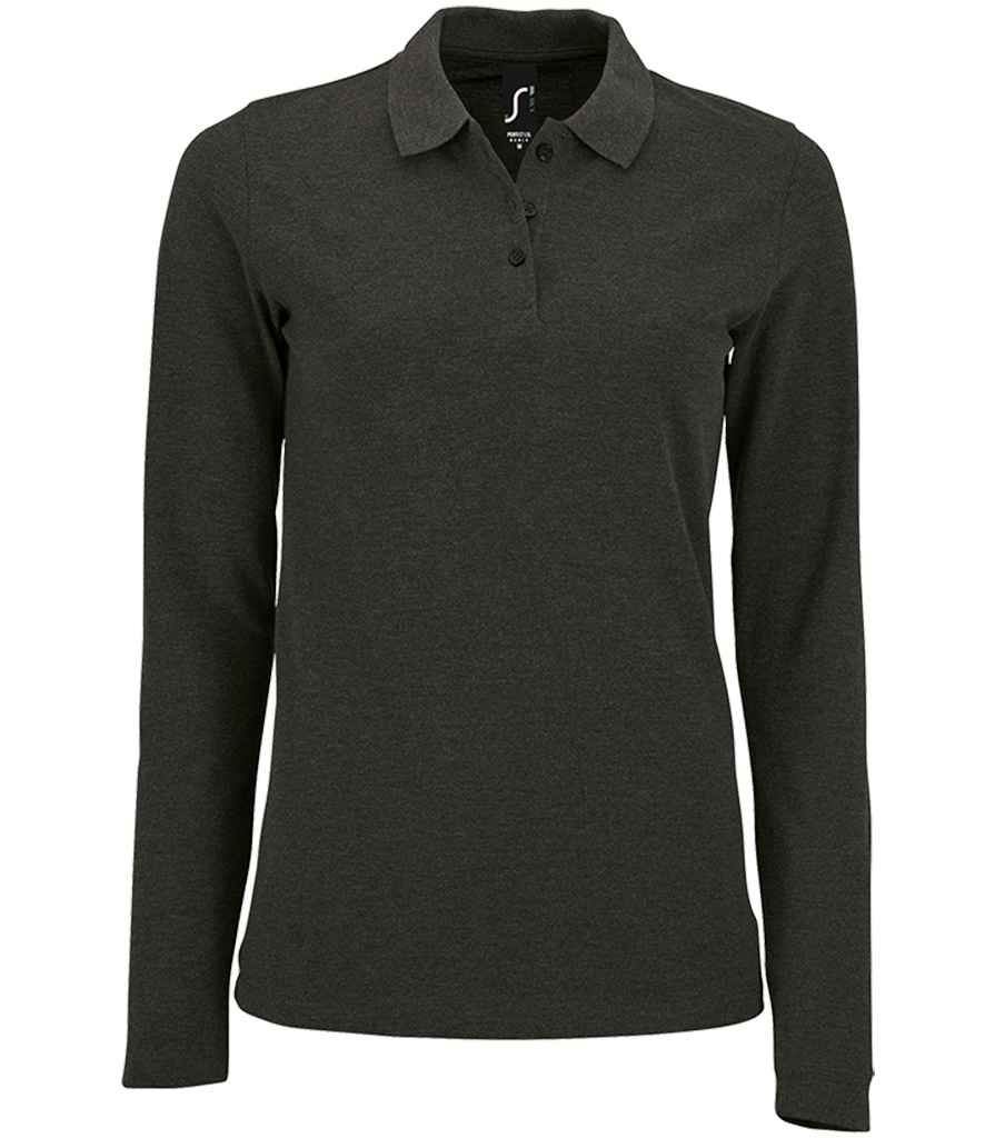 SOLS Lds Perfect L/S Polo