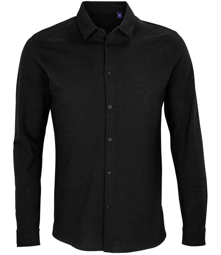 Neoblu  Basile L/S Pique Cotton Shirt