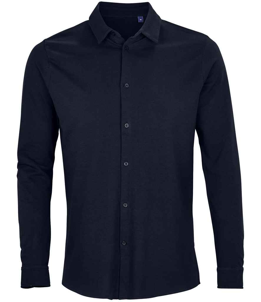 Neoblu  Basile L/S Pique Cotton Shirt