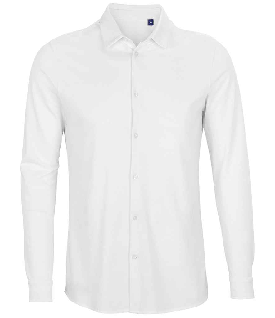 Neoblu  Basile L/S Pique Cotton Shirt