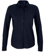 Neoblu Basile Ladies L/S Pique Cotton Shirt