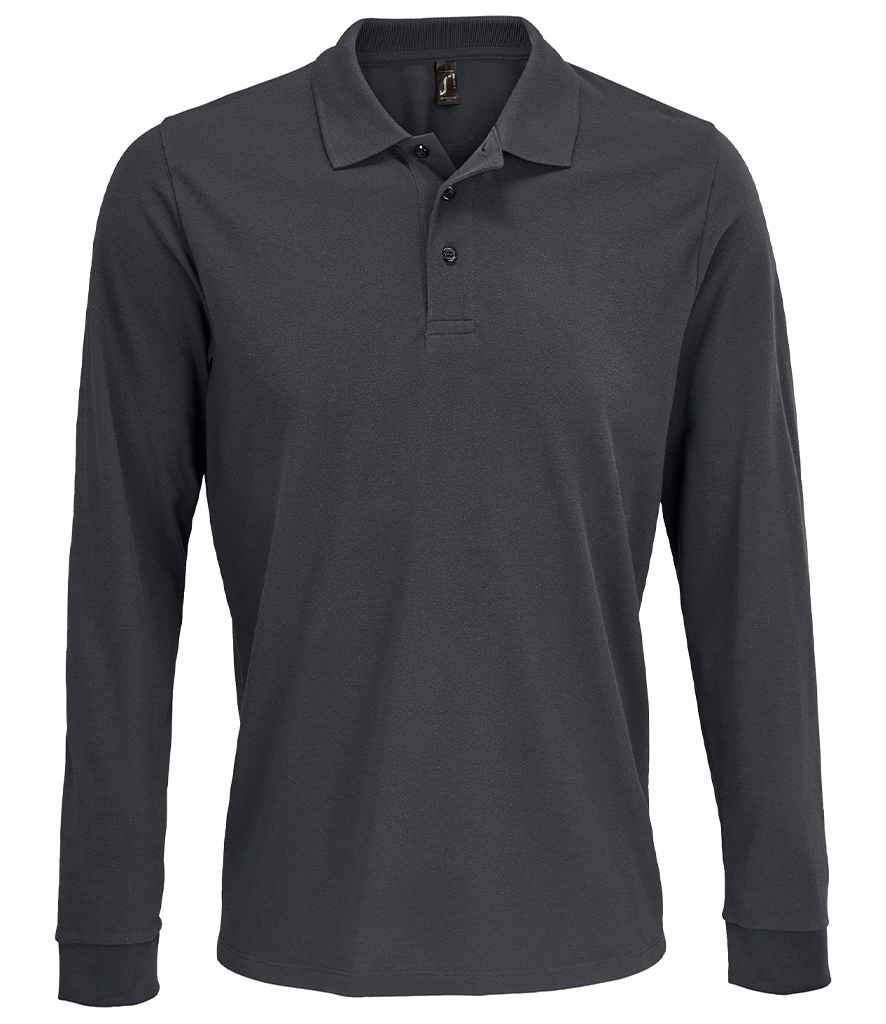 SOLS Prime Unisex L/S Polo Shirt