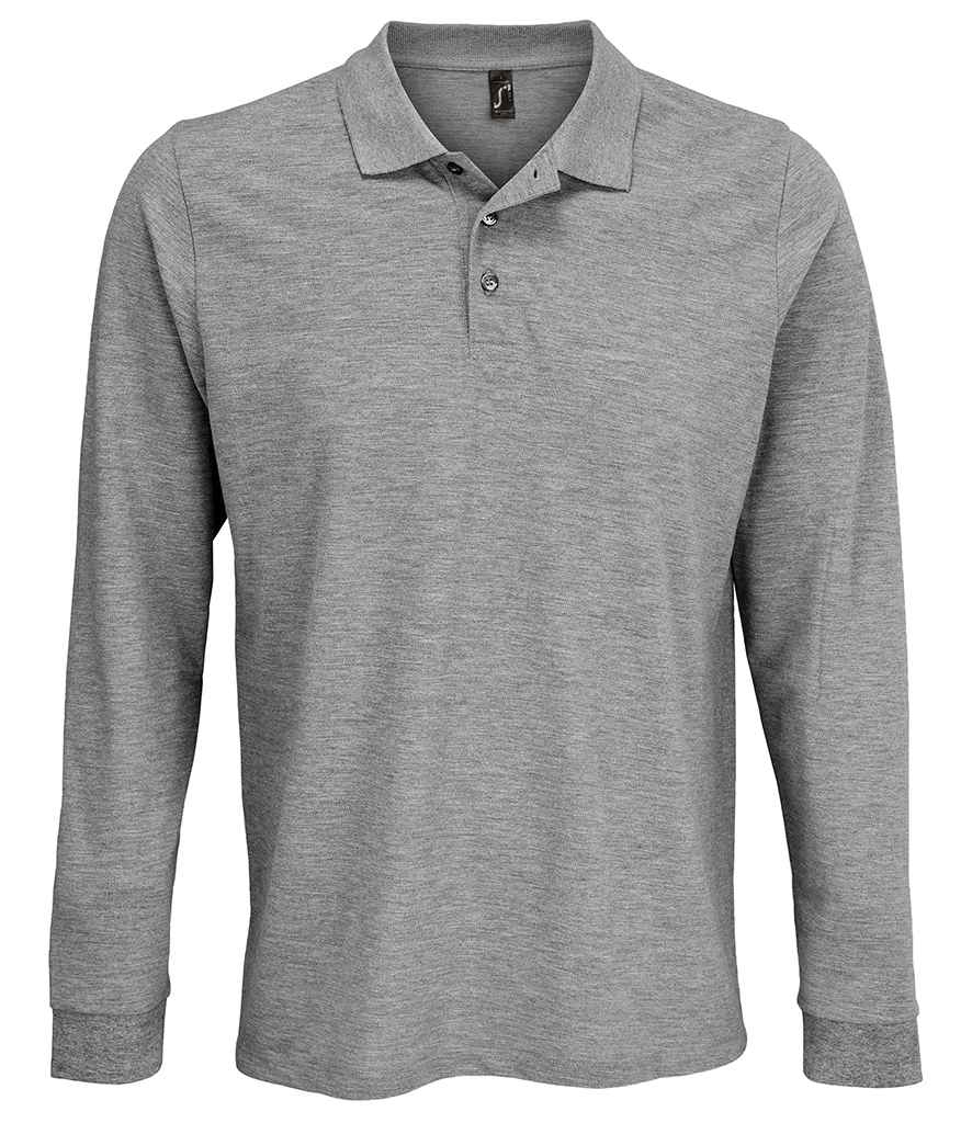 SOLS Prime Unisex L/S Polo Shirt