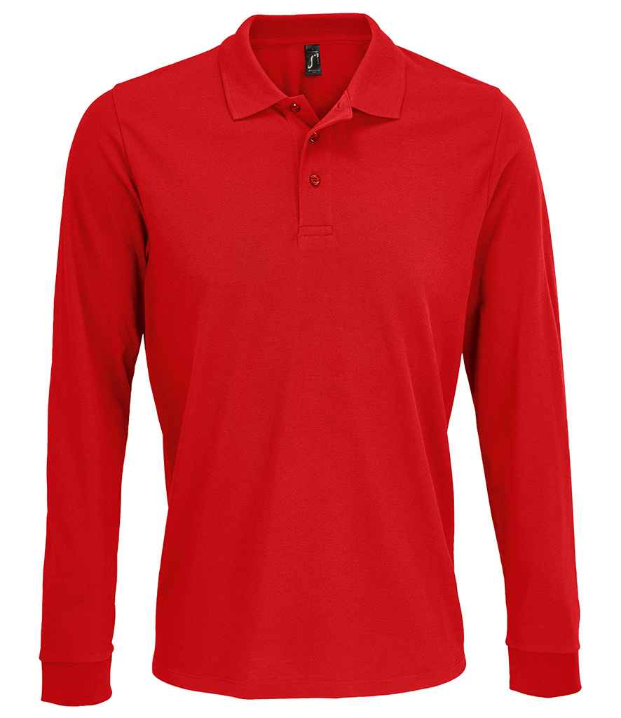 SOLS Prime Unisex L/S Polo Shirt