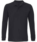 SOLS Planet L/S Unisex Polo Shirt