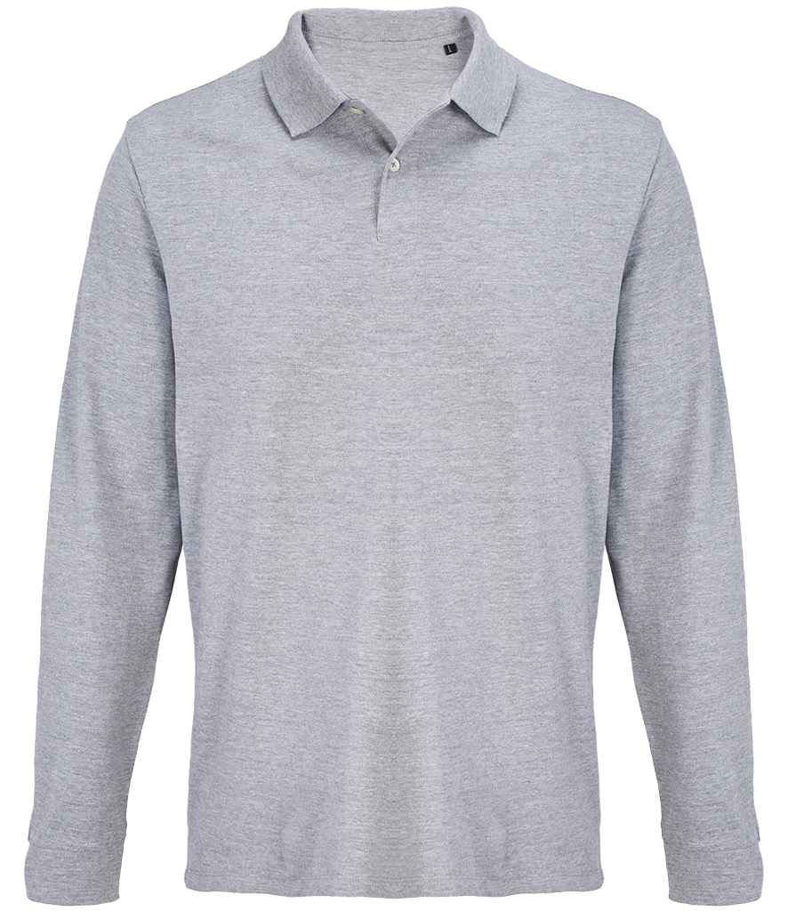SOLS Pacific Unisex L/S Polo Shirt