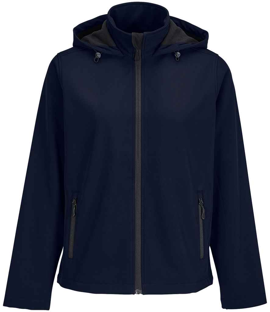 SOLS Lds Race Hooded Softshell Jkt