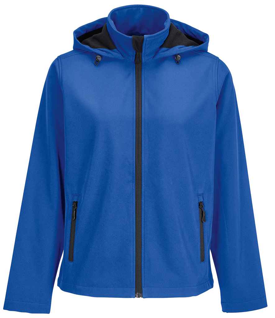 SOLS Lds Race Hooded Softshell Jkt