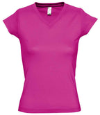 SOLS Ladies Moon V Nk T-Shirt