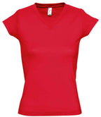 SOLS Ladies Moon V Nk T-Shirt