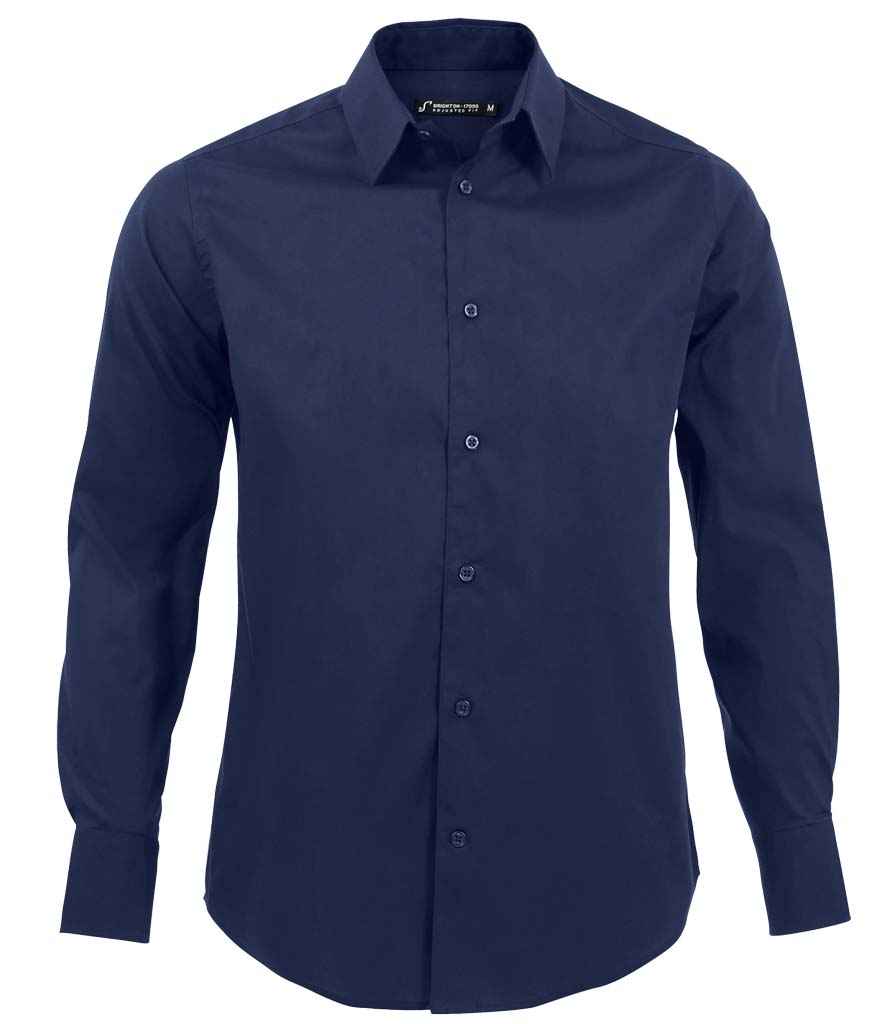 SOLS Brighton L/S Stretch Shirt