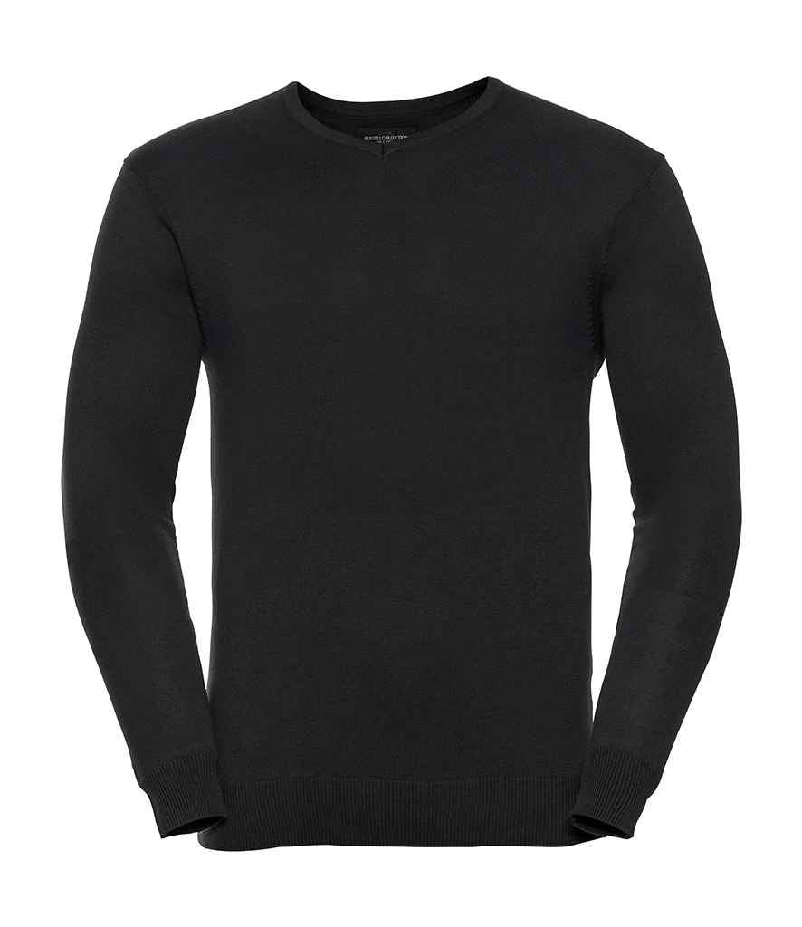 Russ. Ath. Coll. V Neck Sweater