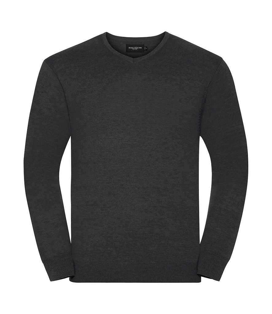 Russ. Ath. Coll. V Neck Sweater