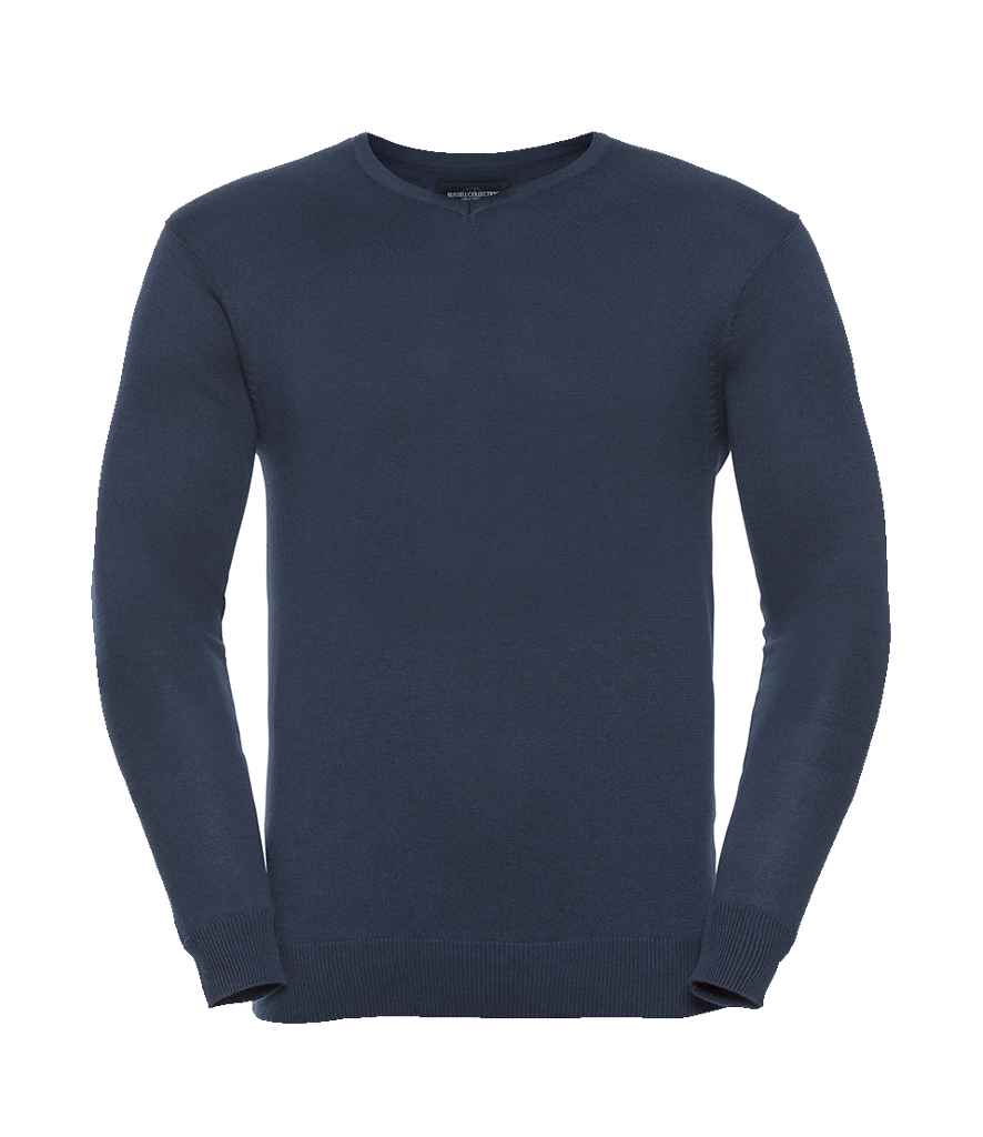 Russ. Ath. Coll. V Neck Sweater