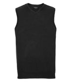 Russ. Ath. Coll. Sleeveless V Neck Sweater