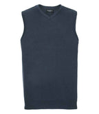 Russ. Ath. Coll. Sleeveless V Neck Sweater