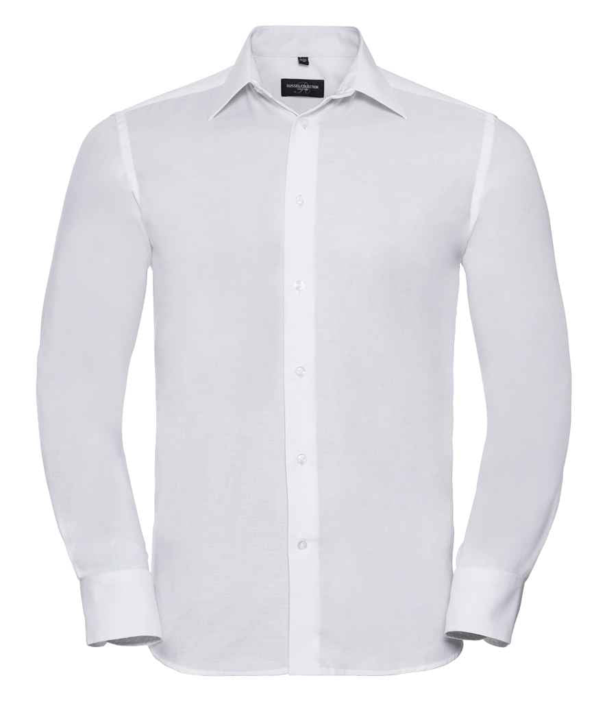 Russ. Ath. Coll. L/S Tailored Oxf. Shirt