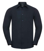 Russ. Ath. Coll. L/S Poly Cotton Poplin Sht
