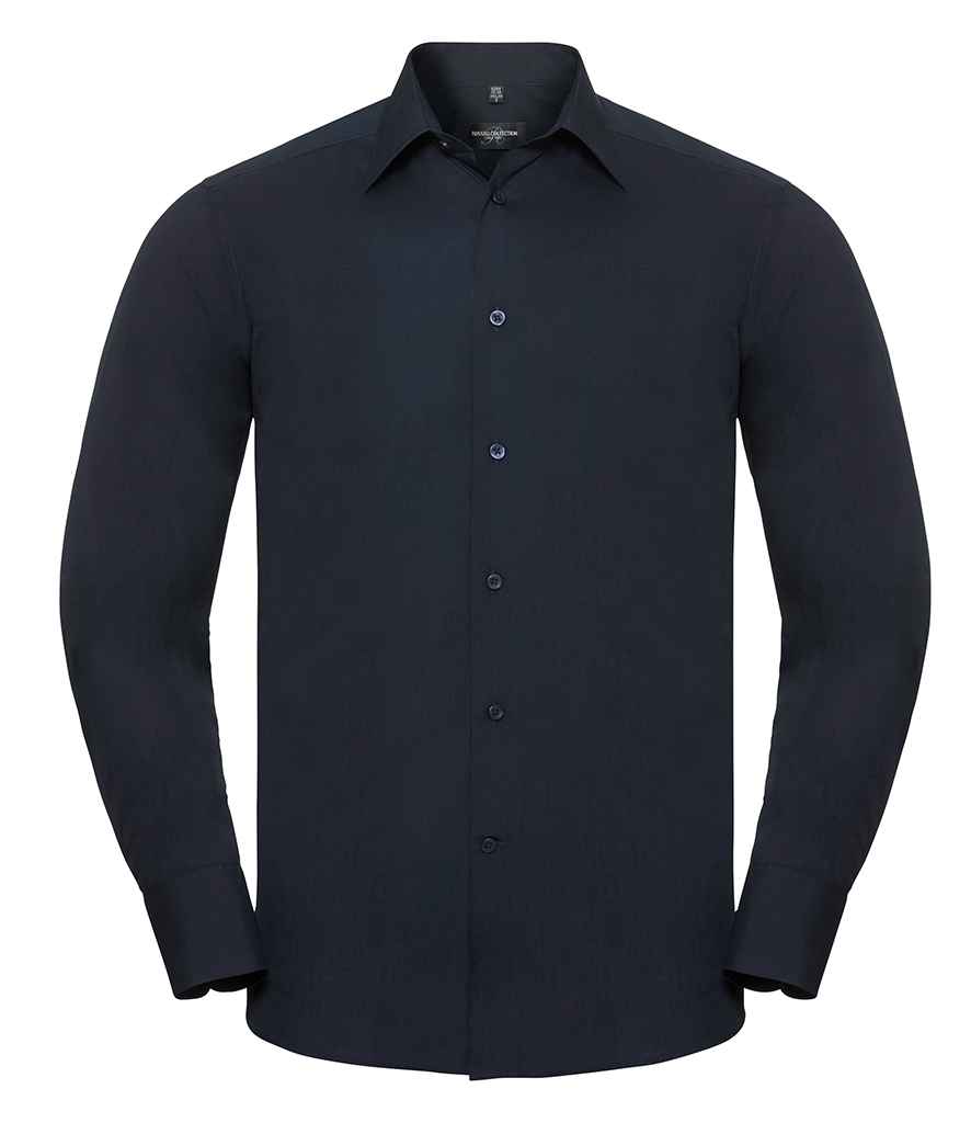 Russ. Ath. Coll. L/S Poly Cotton Poplin Sht