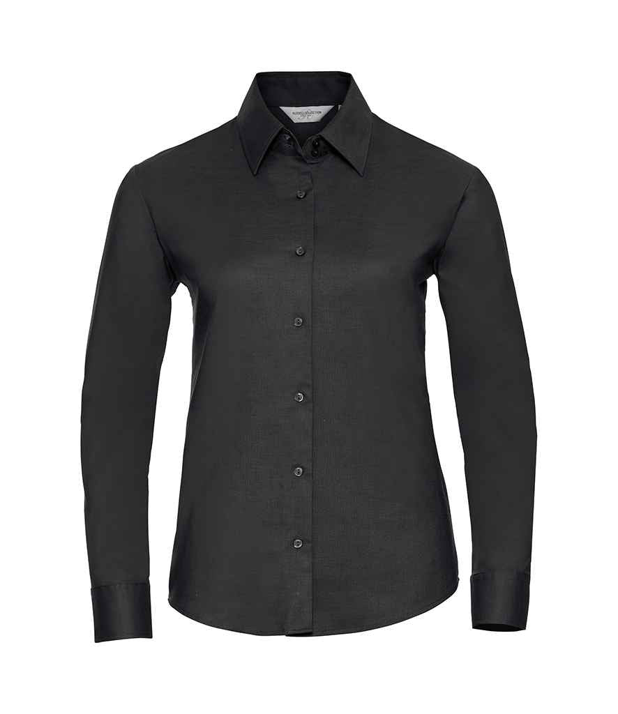 Russ. Ath. Coll. Lds Oxford L/S Shirt