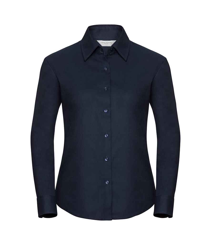 Russ. Ath. Coll. Lds Oxford L/S Shirt