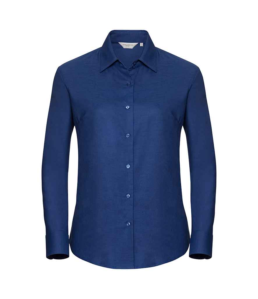 Russ. Ath. Coll. Lds Oxford L/S Shirt