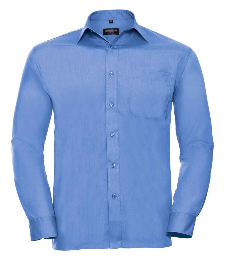 Russ. Ath. Coll. L/S Poplin Shirt