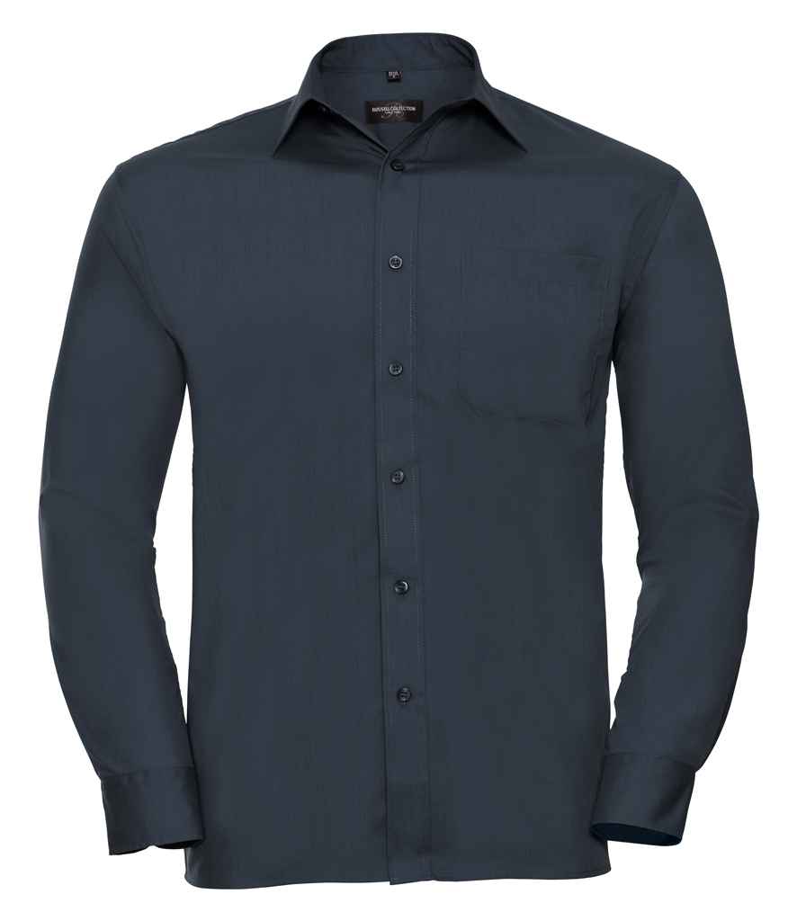 Russ. Ath. Coll. L/S Poplin Shirt