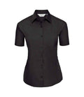Russ. Ath. Coll. Lds Poplin S/S Shirt