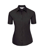 Russ. Ath. Coll. Lds Poplin S/S Shirt