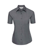 Russ. Ath. Coll. Lds Poplin S/S Shirt