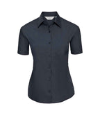 Russ. Ath. Coll. Lds Poplin S/S Shirt