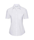 Russ. Ath. Coll. Lds Poplin S/S Shirt