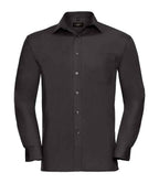 Russ. Ath. Coll. Cot/Poplin L/S Shirt