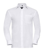 Russ. Ath. Coll. Cot/Poplin L/S Shirt