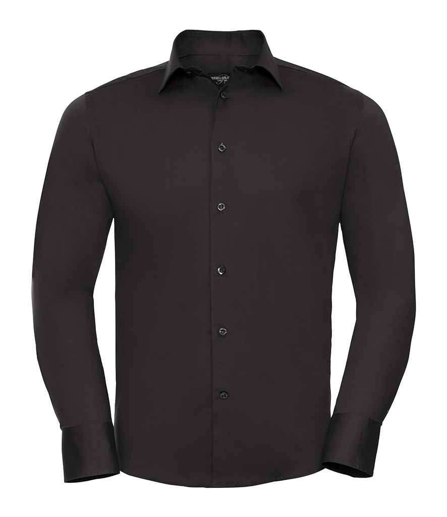 Russ. Ath. Coll. L/S Ecare Fitted Shirt
