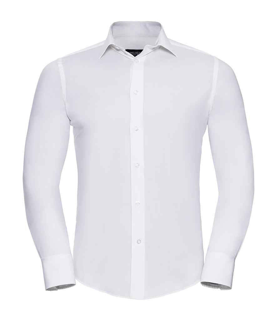 Russ. Ath. Coll. L/S Ecare Fitted Shirt