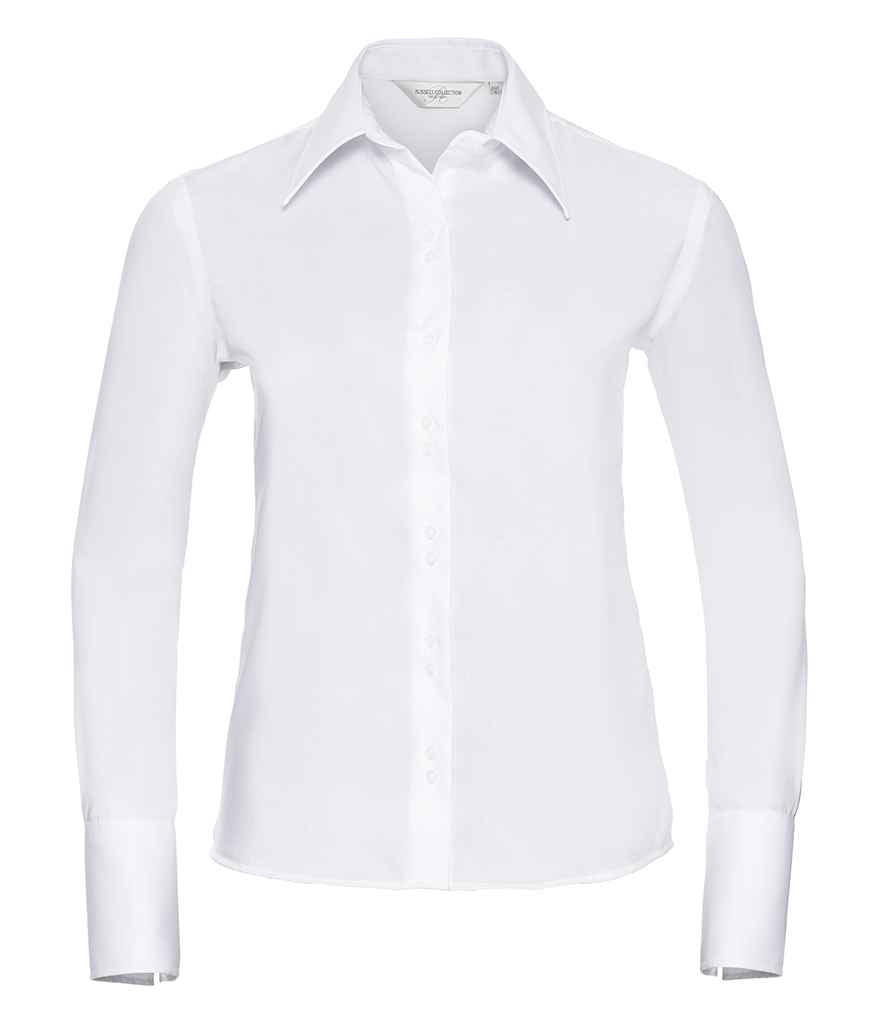 Russ. Ath. Coll. Lds L/S Non Iron Shirt