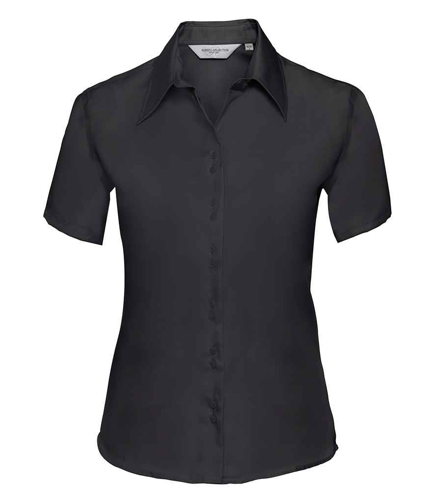 Russ. Ath. Coll. Lds S/S Non Iron Shirt
