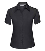 Russ. Ath. Coll. Lds S/S Non Iron Shirt