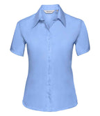 Russ. Ath. Coll. Lds S/S Non Iron Shirt