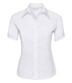 Russ. Ath. Coll. Lds S/S Non Iron Shirt