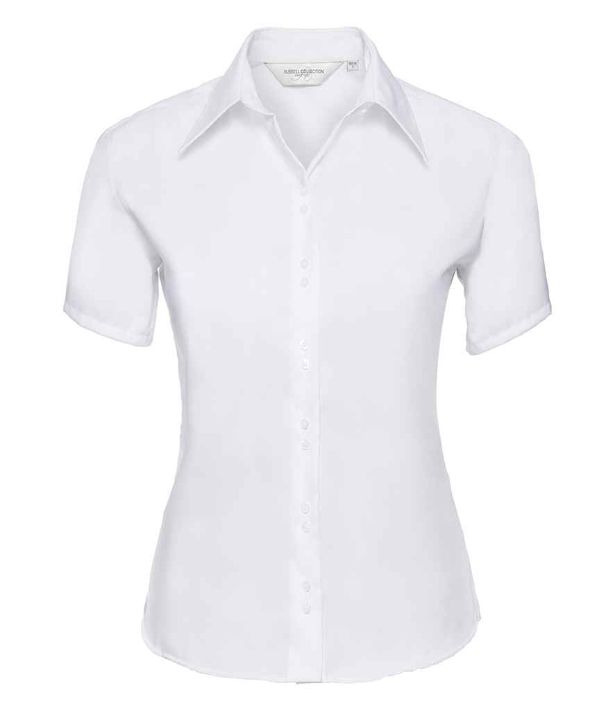 Russ. Ath. Coll. Lds S/S Non Iron Shirt