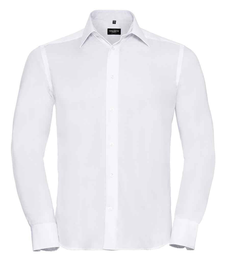 Russ. Ath. Coll. L/S Tailored Non Iron Shirt