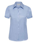 Russ. Ath. Coll. Lds. S/S Herringbone Shirt