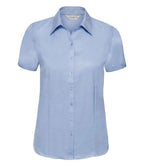Russ. Ath. Coll. Lds. S/S Herringbone Shirt