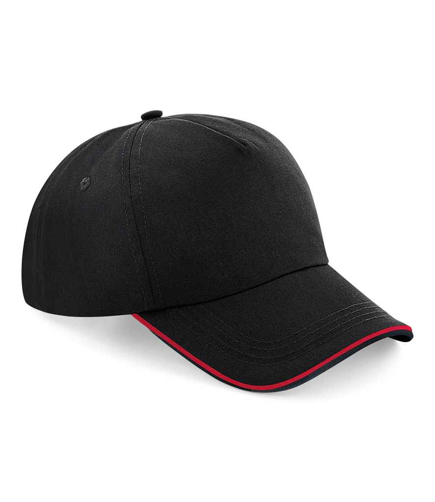 B/field Auth. Piped 5 Panel Cap