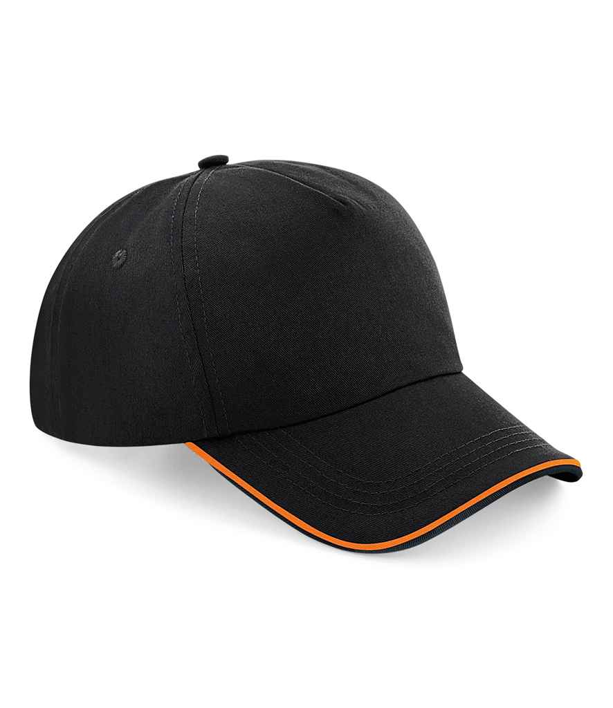 B/field Auth. Piped 5 Panel Cap
